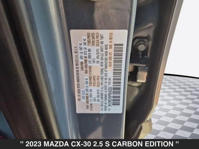 2023 Mazda CX-30 2.5 S Carbon Edition