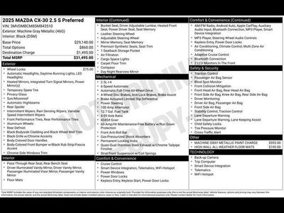 2025 Mazda CX-30 2.5 S Preferred Package