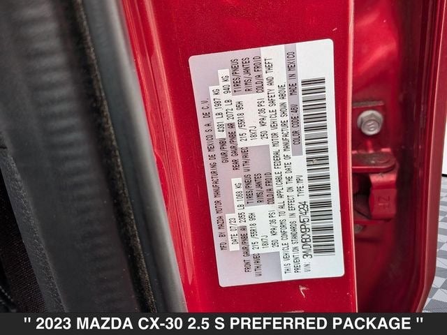 2023 Mazda CX-30 2.5 S Preferred Package
