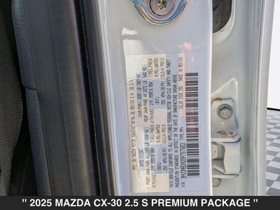 2025 Mazda CX-30 2.5 S Premium Package