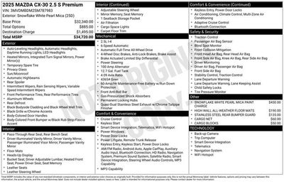 2025 Mazda CX-30 2.5 S Premium Package