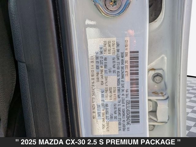 2025 Mazda MAZDA CX-30 2.5 S Premium Package