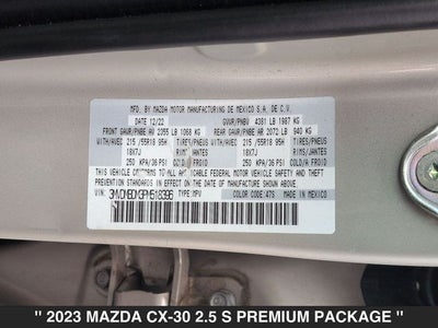 2023 Mazda CX-30 2.5 S Premium Package
