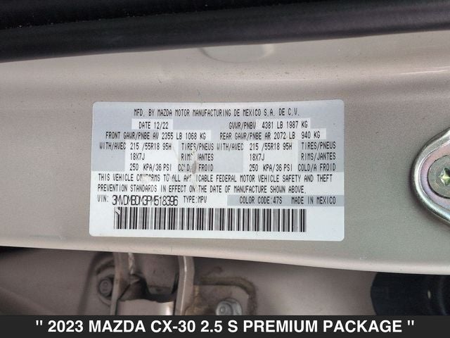 2023 Mazda CX-30 2.5 S Premium Package