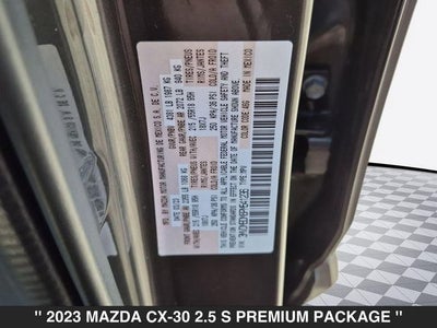 2023 Mazda CX-30 2.5 S Premium Package