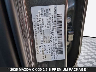 2025 Mazda MAZDA CX-30 2.5 S Premium Package