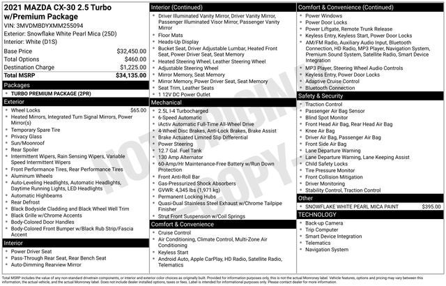 2021 Mazda CX-30 Turbo