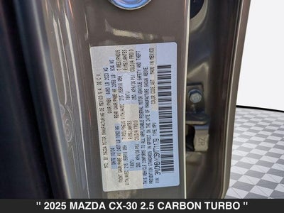 2025 Mazda CX-30 2.5 Carbon Turbo