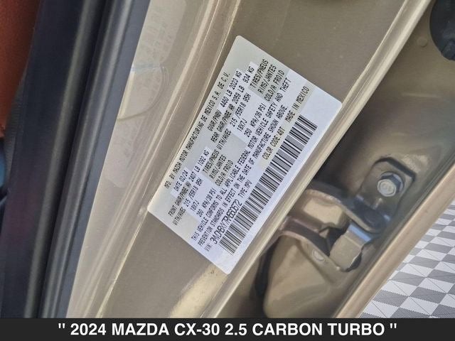 2024 Mazda CX-30 2.5 Carbon Turbo