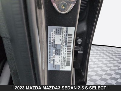 2023 Mazda Mazda3 2.5 S Select Package