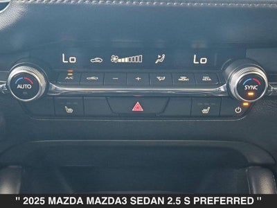 2025 Mazda Mazda3 2.5 S Preferred Package