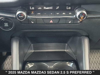 2025 Mazda Mazda3 2.5 S Preferred Package