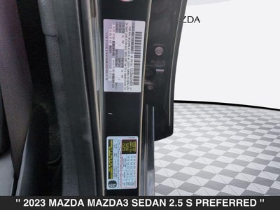 2023 Mazda Mazda3 2.5 S Preferred Package