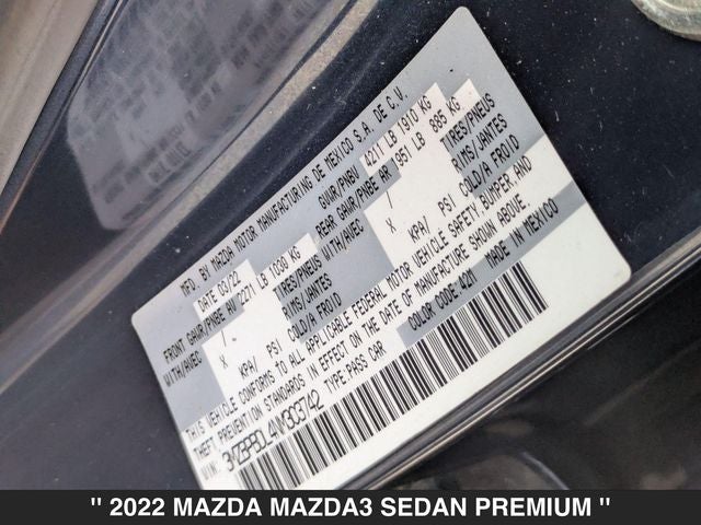 2022 Mazda Mazda3 Premium