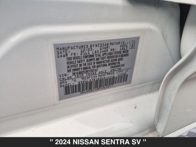 2024 Nissan Sentra SV