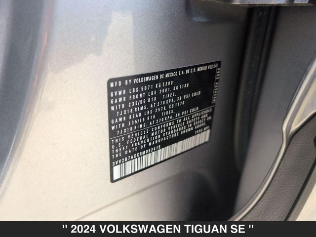 2024 Volkswagen Tiguan 2.0T SE