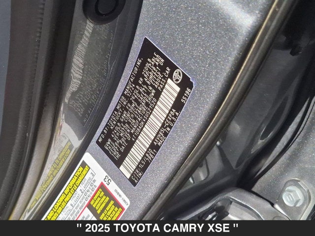 2025 Toyota Camry XSE
