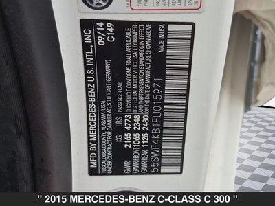 2015 Mercedes-Benz C-Class C 300 4MATIC®