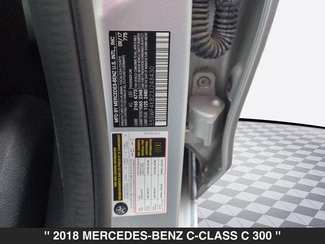 2018 Mercedes-Benz C-Class C 300 4MATIC®