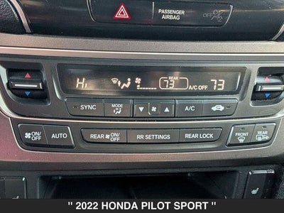 2022 Honda Pilot Sport