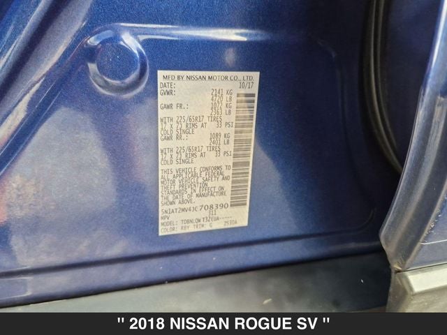 2018 Nissan Rogue SV