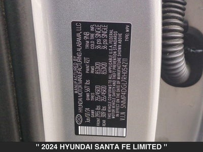 2024 Hyundai Santa Fe Limited