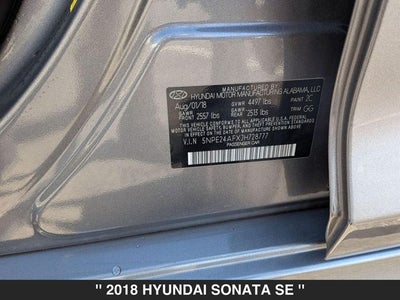 2018 Hyundai Sonata SE