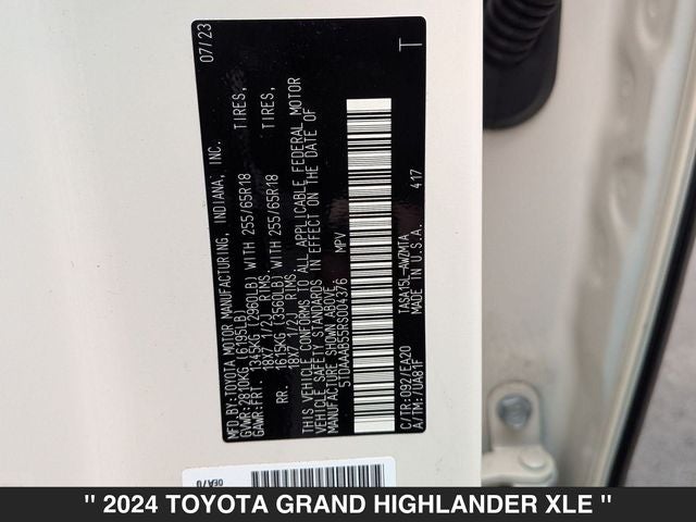 2024 Toyota Grand Highlander XLE