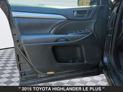 2015 Toyota Highlander LE Plus V6