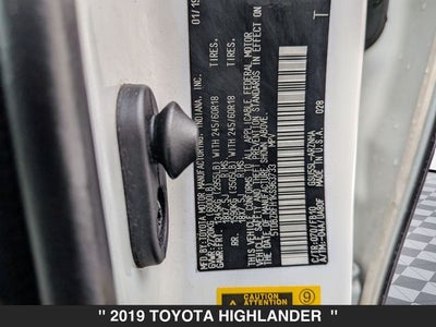 2019 Toyota Highlander LE
