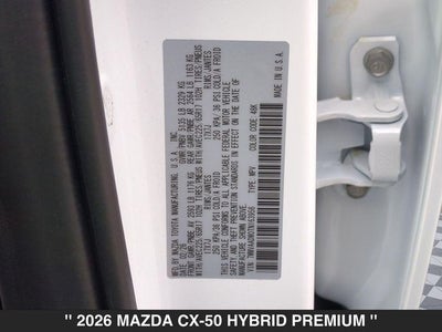 2026 Mazda CX-50 Hybrid Premium