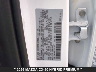 2026 Mazda CX-50 Hybrid Premium AWD