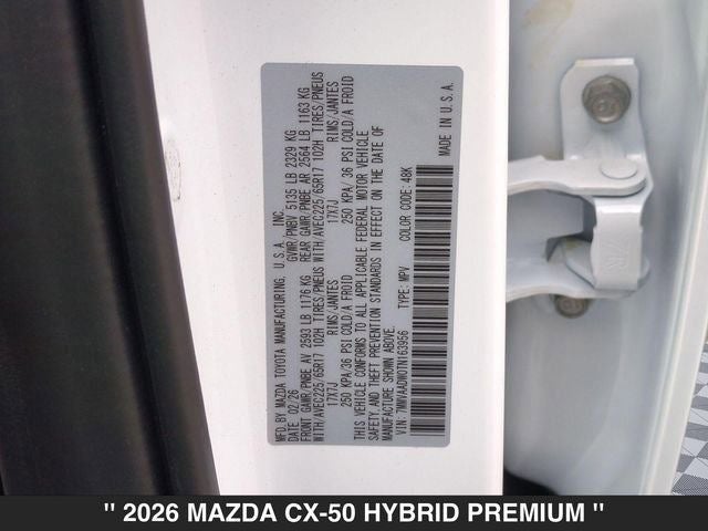 2026 Mazda CX-50 Hybrid Premium AWD