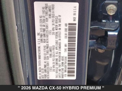 2026 Mazda CX-50 Hybrid Premium AWD