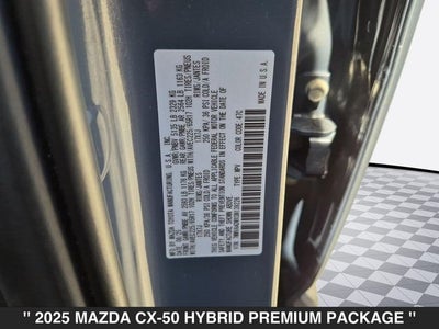 2025 Mazda MAZDA CX-50 Hybrid Premium
