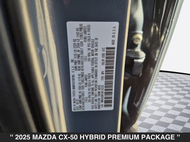 2025 Mazda MAZDA CX-50 Hybrid Premium