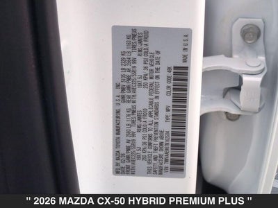 2026 Mazda CX-50 Hybrid Premium Plus