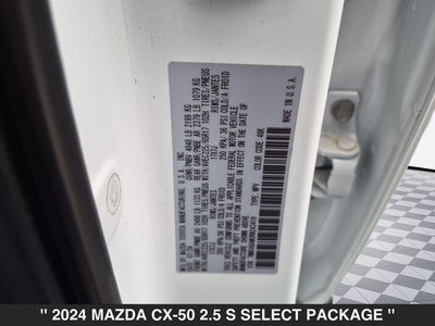 2024 Mazda CX-50 2.5 S Select Package