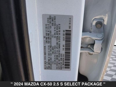 2024 Mazda CX-50 2.5 S Select Package