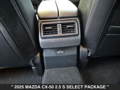 2025 Mazda MAZDA CX-50 2.5 S Select Package