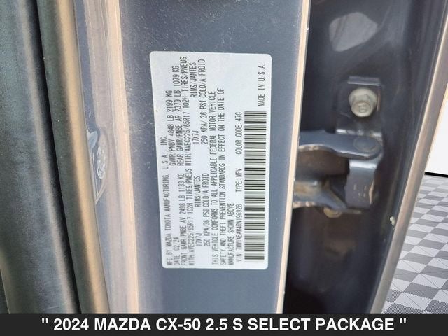 2024 Mazda CX-50 2.5 S Select Package
