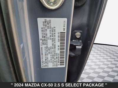 2024 Mazda CX-50 2.5 S Select Package