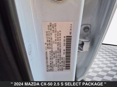 2024 Mazda CX-50 2.5 S Select Package