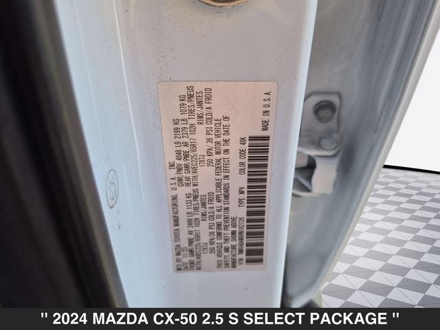 2024 Mazda CX-50 2.5 S Select Package