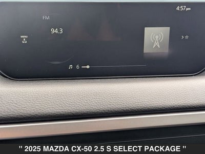 2025 Mazda CX-50 2.5 S Select Package