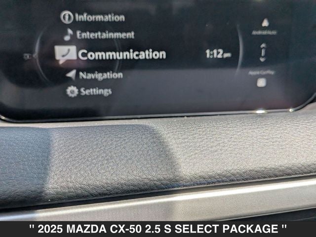 2025 Mazda CX-50 2.5 S Select Package