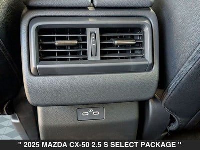 2025 Mazda CX-50 2.5 S Select Package