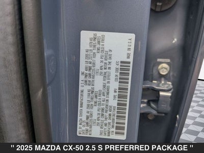 2025 Mazda CX-50 2.5 S Preferred Package