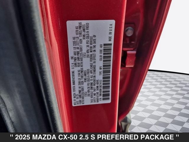 2025 Mazda MAZDA CX-50 2.5 S Preferred Package