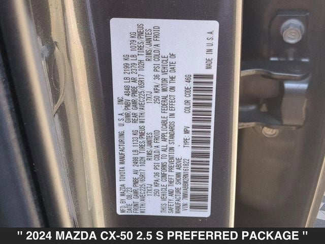 2024 Mazda CX-50 2.5 S Preferred Package